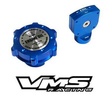 Vms Billet Aluminum Blue Anodized Oil Cap Dipstick Ls2 Ls-2 Engine Oil Emblem S