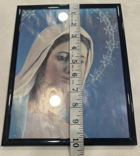 Blessed Mother Mary Small Vintage Poster 10x8” Cromos Y Novedades De Mexico, SA - Picture 14 of 20