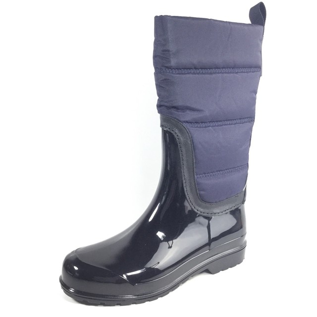 michael kors rain boots navy