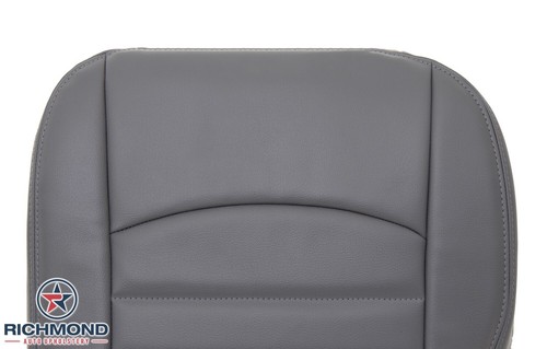 For 2013-2018 Dodge Ram 3500 Work Truck-Driver Side Bottom Vinyl Seat Cover Gray - Picture 10 of 17