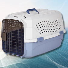 23" 2-Door Top-Load Hard-Sided Pet Travel Carrier Portable Cat Dog Crate Kennel