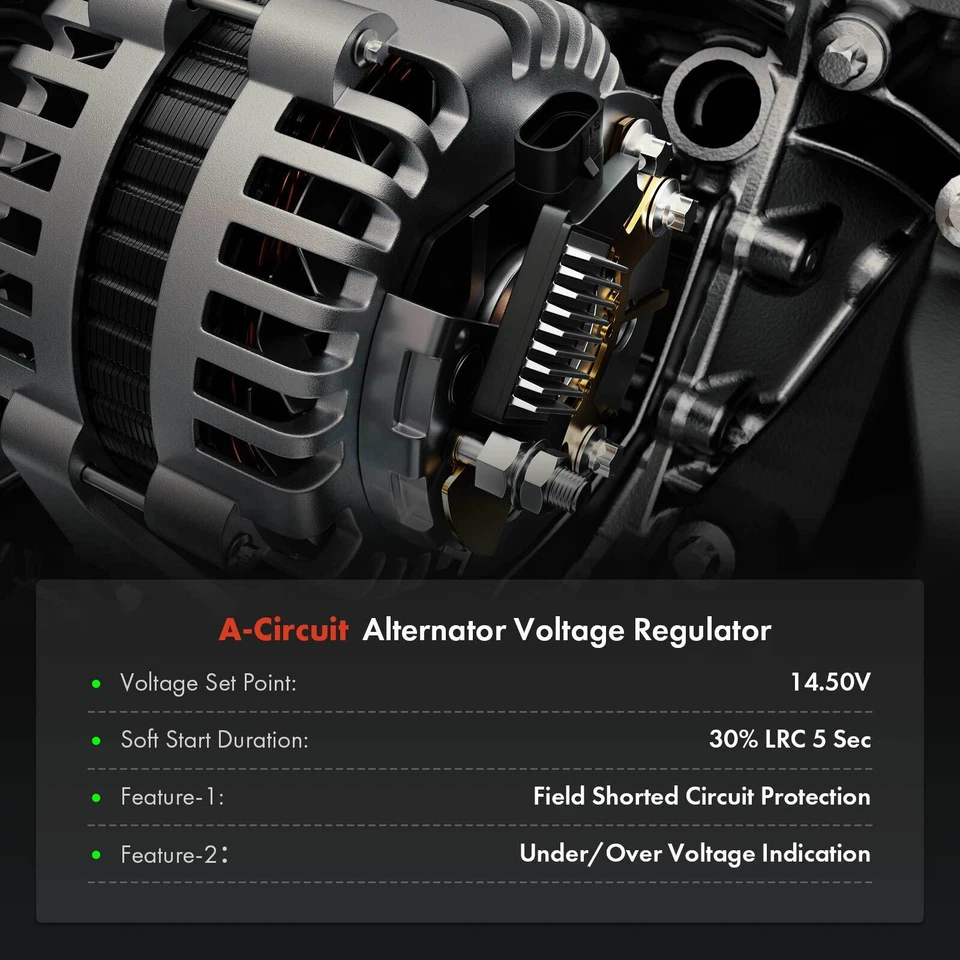 Alternator Regulator for Subaru Impreza Mitsubishi Galant Ford Mazda Kia 14.50V - Image 2 of 4