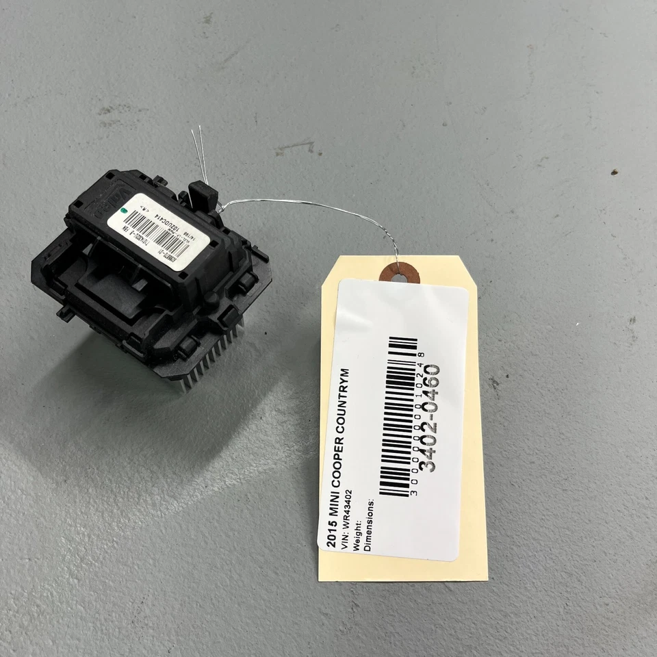 Módulo de control del motor soplador HVAC MINI COOPER COUNTRYMAN R60 PACEMAN 2011-16 FABRICANTE DE EQUIPOS ORIGINALES Foto 2 de 4