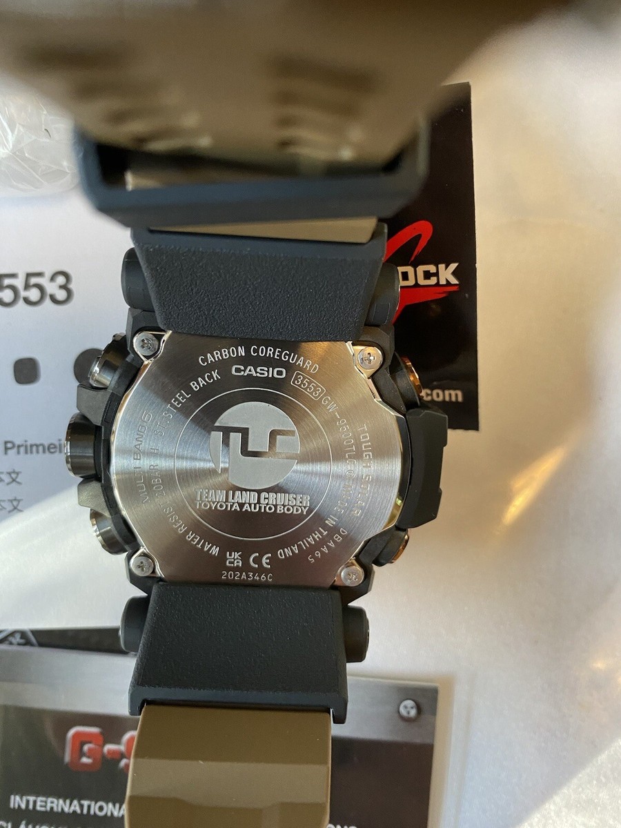 CASIO G SHOCK MUDMAN TEAM LAND CRUISER TOYOTA AUTO BODY