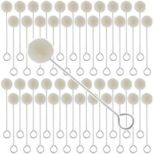 250 PCS Wool Daubers Leather Dye Daubers Wool Daubers Ball Brush with Metal H...