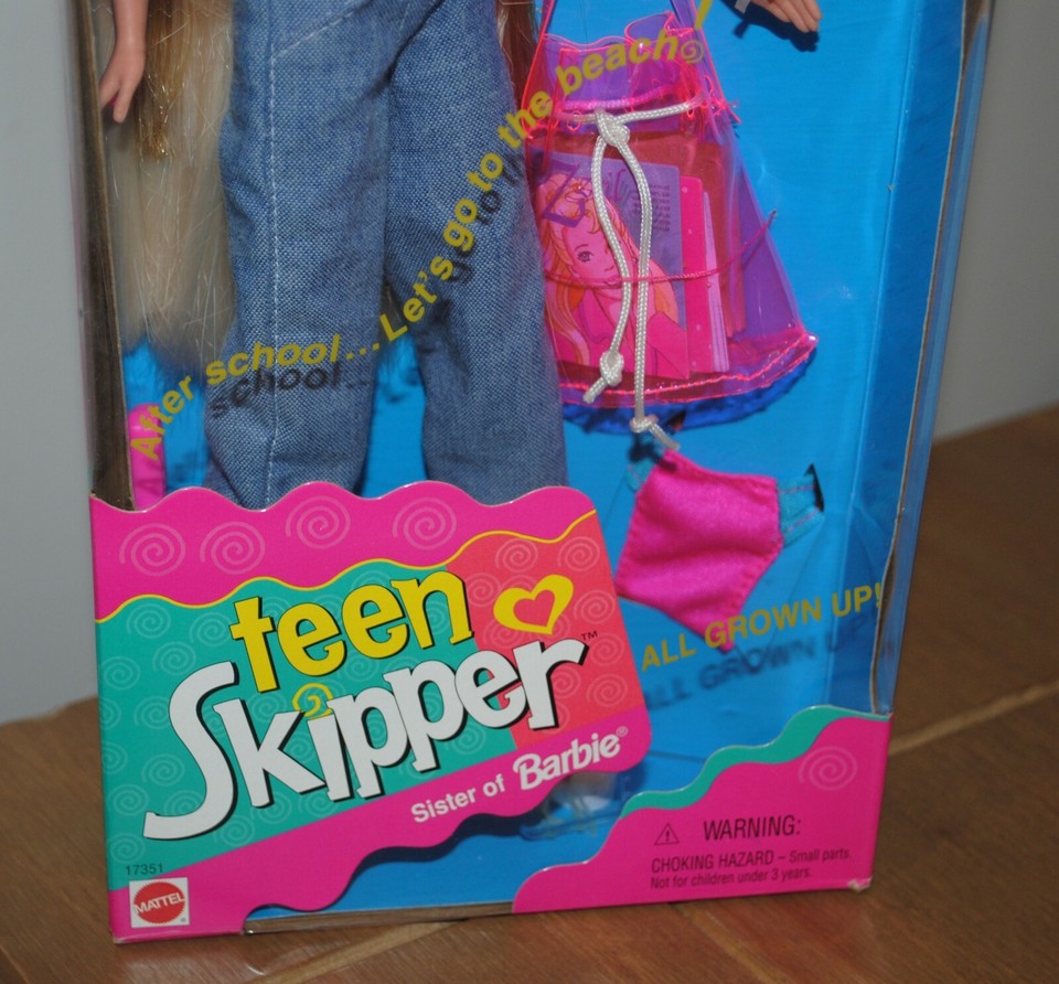 Teen Skipper Sister of Barbie All Grown Up Doll 17351 eBay