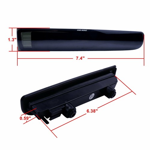 2x VW Transporter T5 T6 2003+ Barn Door Bremsleuchte Bremslicht Schwarze Linse - Bild 6 von 12