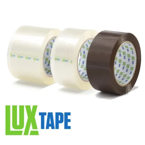 lux® packing tape 2'' x 55yds 36/cs clear image 3