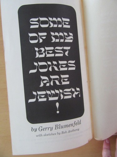 SOME OF MY BEST JOKES ARE JEWISH! G.Blumenfeld (HC 1965) - Picture 5 of 9