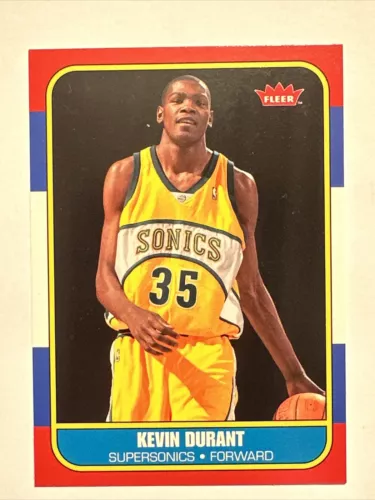 2007-08 Fleer - 86-87 Retro Rookies #86R-143 Kevin Durant ROOKIE