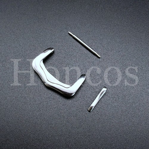 16-18-20-22 MM SPRING BARS PIN BUCKLE CLASP FOR WATCH LOT WHOLE PRICE SILVER - Picture 3 of 3