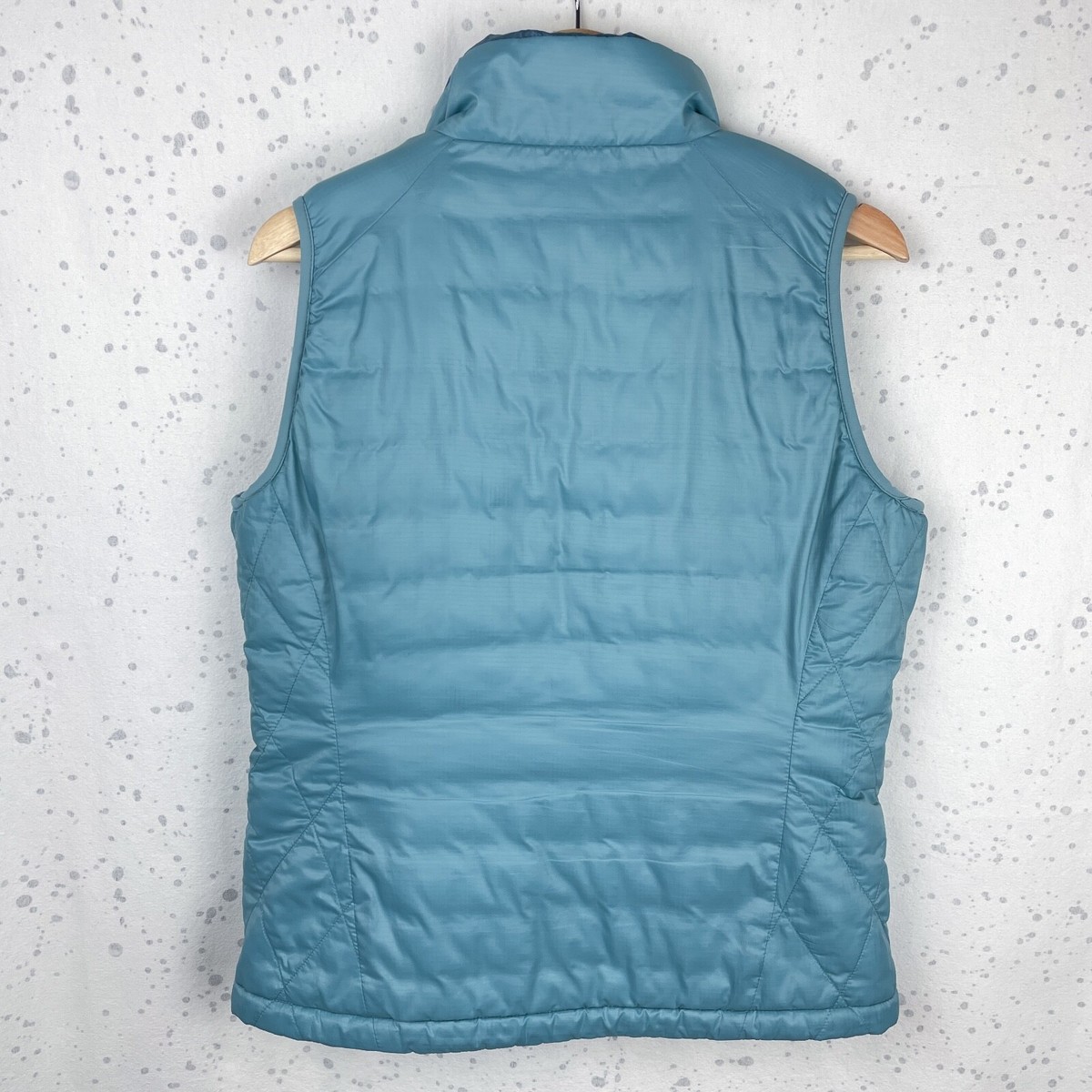 Patagonia Women's Size M Micro Puff Vest Castaway Blue Blue Puffer