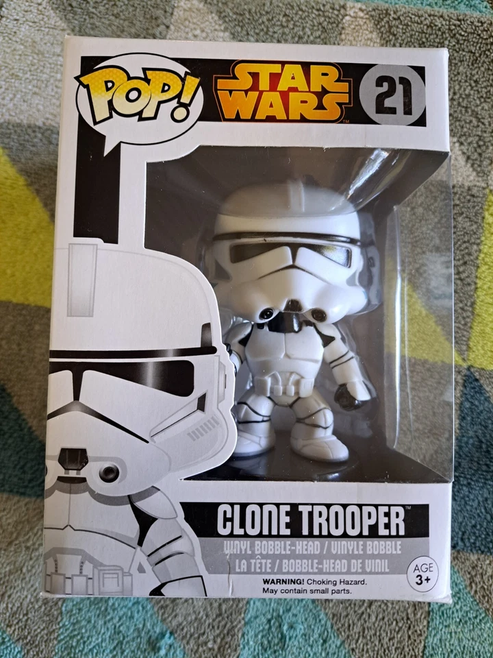 Clone Trooper Pop 21 - Star Wars Funko Pop! Vinyl 2015 Vaulted - Protector - Image 2 of 4