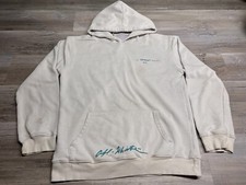 Off White Virgil Abloh Hoodie Spring Summer 2019 Cross Arrow Logo Fade Womens XL