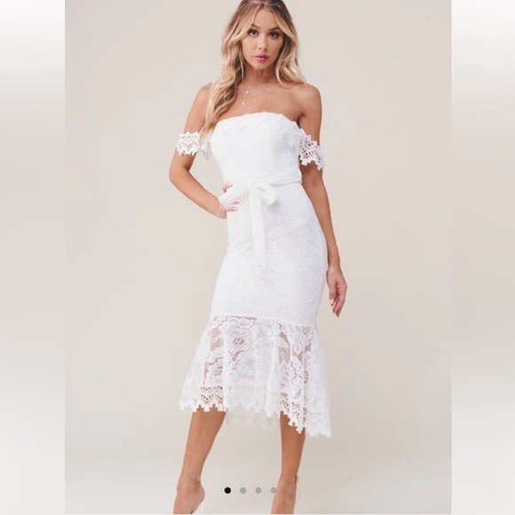 Elegant Midi Lace Bardot White Dress Uk Missguided Tall Lace Bardot Fishtail Midi Dress Ice Blue Elegant Midi Lace Bardot White Dress Uk Missguided Tall Lace Bardot Fishtail Midi Dress Ice Blue