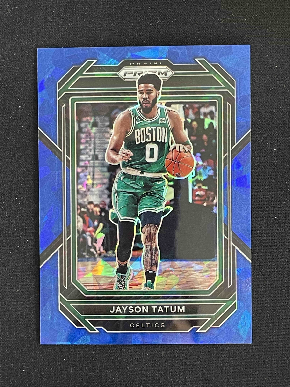 Jayson Tatum 2022-23 Panini Prizm Blue Ice Prizm 005/125 Celtics #17