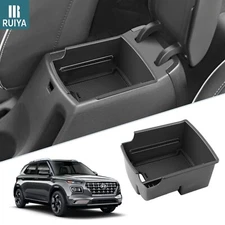 RUIYA Car Center Armrest Storage Tray Organizer Box For 2020-2025 Hyundai Venue