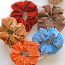 Big Velvet Women Hair Scrunchies Elastic Hair Bands/Gum Women Hair Ties Ropes -