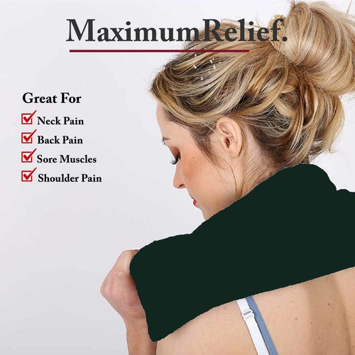 Unscented Fleece Wheat Heat Cool Pack Microwavable Cold Pack Heat Bag UK Made - Photo 21 sur 90