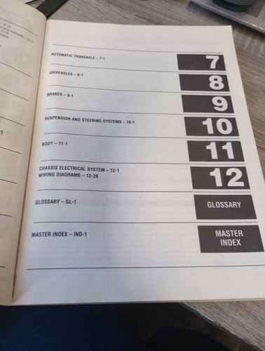 CHILTON 26702 FORD TAURUS / SABLE 1996-2005 REPAIR MANUAL 035675267021 - Picture 6 of 7