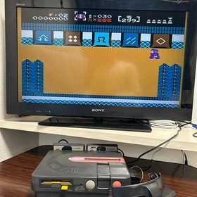 SHARP Twin Famicom Console System AN-500 Black [Maintained Belt Replaced]