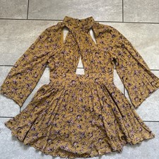 Raga Women's Dress Feminine Romantic Boho Style Size Large Floral Print