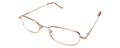 Calabria Telben Designer Metal Oval Reading Glasses Gold Tortoise Havana Men Wom