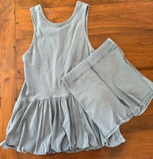 free people hot shot bubble dress set in summer storm, size small Excellent