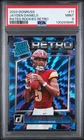 2024 PANINI DONRUSS RATED ROOKIES RETRO #11 JAYDEN DANIELS ROOKIE RC PSA 9