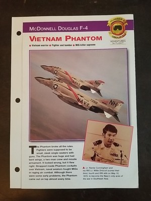 Vintage McDonnell Douglas F-4 Vietnam Phantom Adventures in Flight No. 6 Group 7