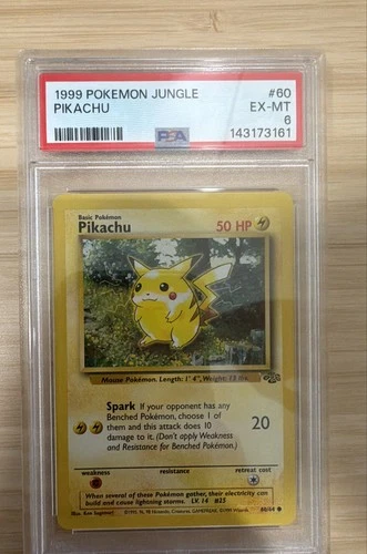 Pikachu 60/64 Jungle PSA 6