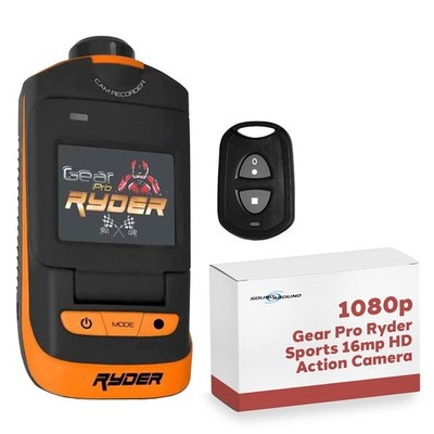 Gear Pro Ryder 360° Action Camera, Hi-Resolution, 16MP Images, 1080p Video,