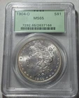PCGS  / 1904 - O / MS  65 / MORGAN SILVER DOLLAR