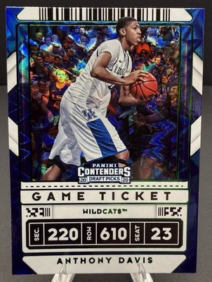 Anthony Davis #7 Contenders Draft Picks Green Explosion 2020 Kentucky Wildcats