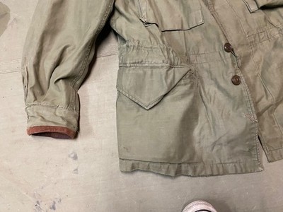 ORIGINAL WWII US ARMY M1943 M43 COMBAT FIELD JACKET- LARGE 44R | eBay