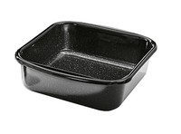 Riess Bratrohrpfanne Mini 22X22Cm Schwarz Emaille Induktion Quadratisch