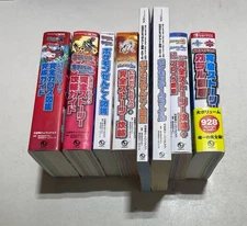 Pokemon Strategy Guide Book Lot 8 Japanese Game Walkthrough Manuals Used