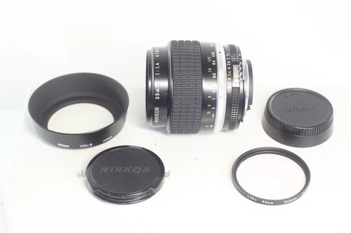 Nikon Ai-S Nikkor 35mm F/1.4 Wide Angle MF Lens From Japan