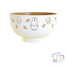 Dick Bruna Miffy Lacquerware Bowl Soup Bowl Approx. 12cm Microwave and