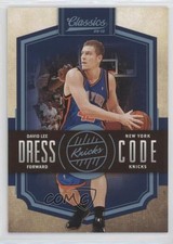 2009-10 Panini Classics Dress Code Platinum 4/25 David Lee #11 7g1