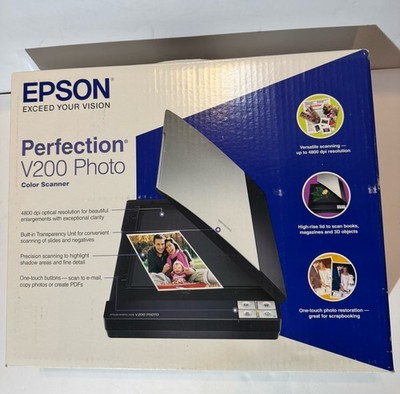Epson Perfection V200 Photo Color Scanner New