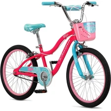 Kids Bike Alloy Steel 20-inch Wheels Adjustable Seat Basket Trail Ride