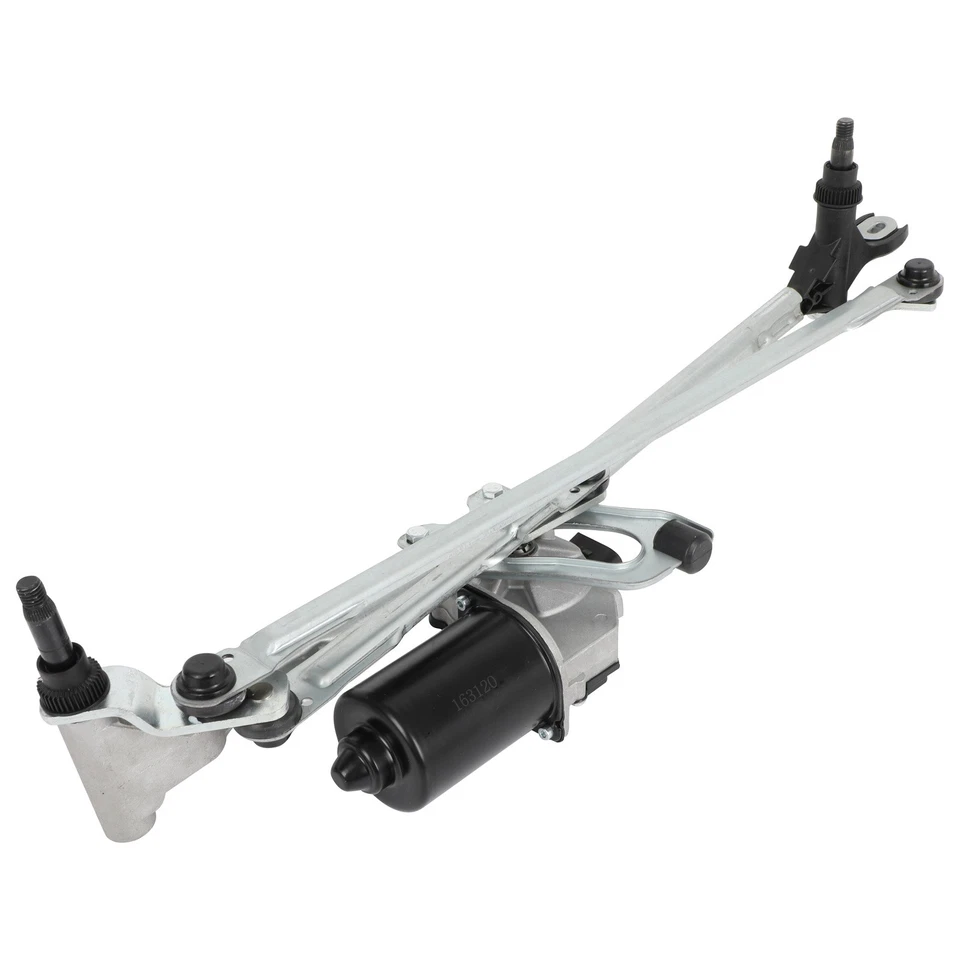 Motor limpador dianteiro esquerdo com conjunto de ligação compatível com BMW X1 2013-2015 61612990025 - Imagem 4 de 4