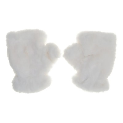 Apparis, Fingerlose Handschuhe, Größe: 7, Weiß, Damen #V0c