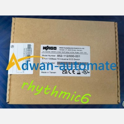 Brand New WAGO 852-112/000-001 Industrial Switch Fast DHL or FedEx