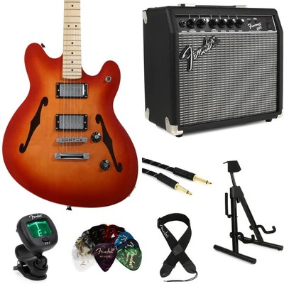 Squier Affinity Series Starcaster Deluxe Semi-hollowbody Electric Guitar and