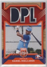 2022 Panini Elite Extra Edition DPL Material Orange 155/199 Daniel Mielcarek 0c6