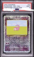 2002 POKEMON LEGENDARY COLLECT. #93 SLOWPOKE-REVERSE FOIL PSA 9