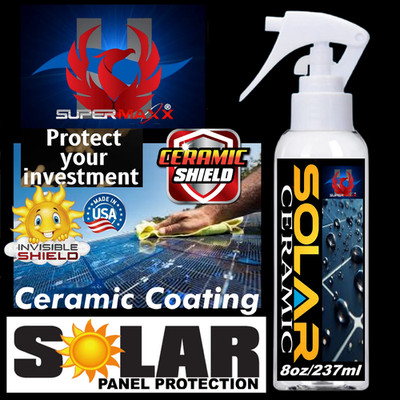 SOLAR PANEL COATING CERAMIC CLEAR COATING SPRAY ADVANCED SOLAR PANEL PROTECTION