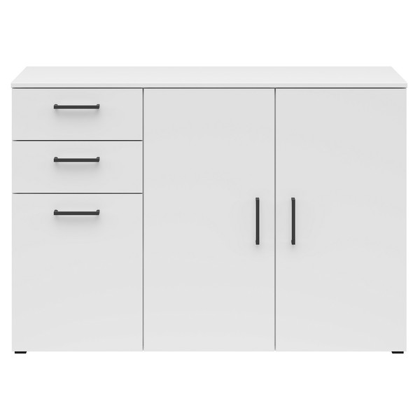 Sideboard - Weiß - 120 Cm Breit Sideboard Kommode TV Sideboard-image